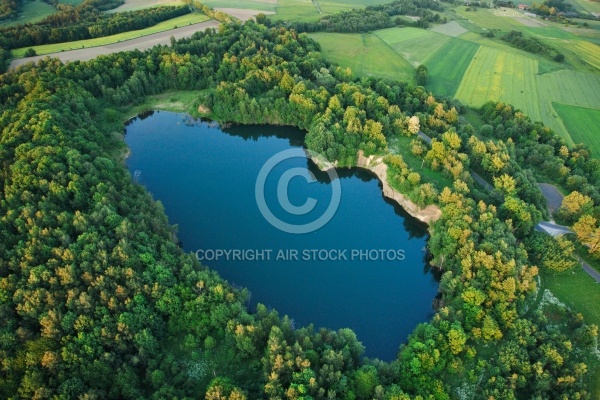 ZÅotniki LubaÅskie - Photo aÃ©rienne barrage en Pologne